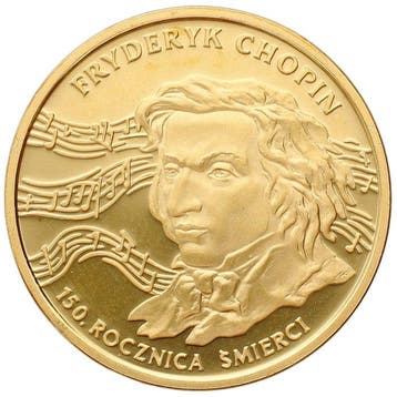 Polen. 200 Zlotych 1999 - Fryderyk Chopin, Postzegels en Munten
