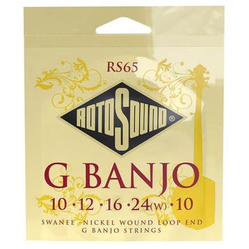 Rotosound RS65 snaren set banjo nickel wound, loop end, Muziek en Instrumenten, Snaarinstrumenten | Banjo's, Ophalen of Verzenden