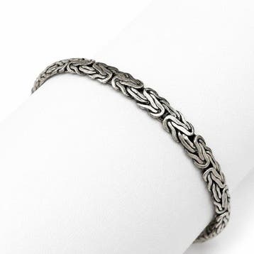 Zonder minimumprijs - Armband Zilver - King Chain, Sieraden, Tassen en Uiterlijk, Armbanden, Nieuw