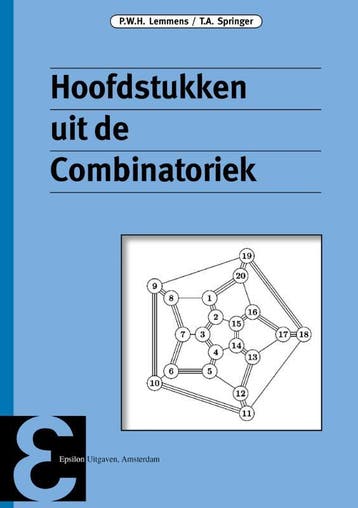 Hoofdstukken Uit De Combinatoriek | Nieuw, Boeken, Ophalen of Verzenden, Nieuw, P.W.H. Lemmens; T.A. Springer