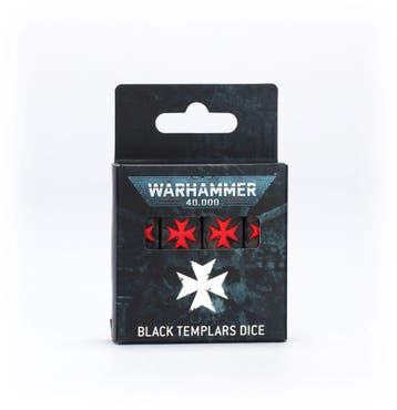 warhammer 40000: black templars dice, Ophalen of Verzenden, Nieuw