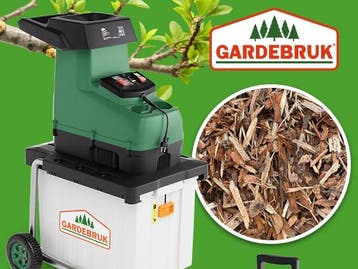 Hakselaar 3100W incl Opvangbak 60L (Tuingereedschap), Verzenden, Nieuw