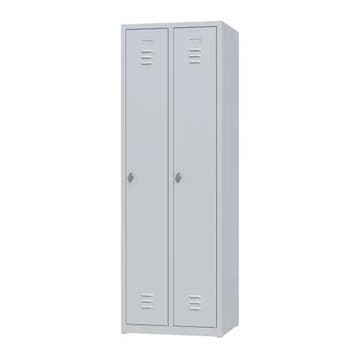 Nieuwe metalen locker | 2 deurs - 2 delig | kluisjes | zwart, Ophalen of Verzenden, Nieuw, Modern