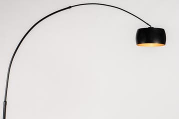 Rietveld Vloerlampen - Zwart, Goud - Metaal, Verzenden, Nieuw
