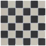 Wand & Vloer Mozaïek Tegels Factory Keramiek Dambord - Ma.., Keramiek, Nieuw, Ophalen of Verzenden, 20 tot 40 cm