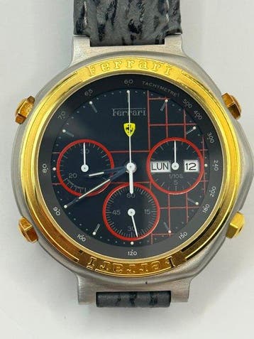 Ferrari By Cartier - Chronograph Quartz – 1986 – NOS -, Nieuw