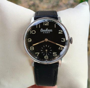 Omikron - Military style - Zonder minimumprijs - 593409 /, Sieraden, Tassen en Uiterlijk, Horloges | Heren, Nieuw