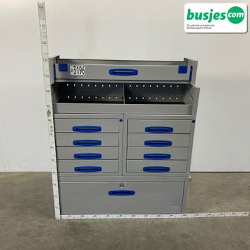 Sortimo alu bedrijfswagen inrichting 1010x350x1220mm (3196), Ophalen of Verzenden