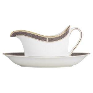 Wedgwood Shagreen Cocoa Sauskomschotel, Huis en Inrichting, Keuken | Servies, Verzenden, Nieuw, Overige materialen, Overige stijlen