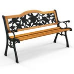 LIVSK Tuinbank voor 3 Personen - Gegoten Metalen Frame - Ste, Tuin en Terras, Verzenden, Nieuw