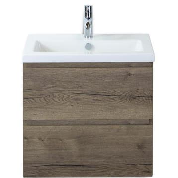 Vogue Badmeubelset 60 cm - Greeplijst in Kleur - Tabacco -, Ophalen of Verzenden, Nieuw