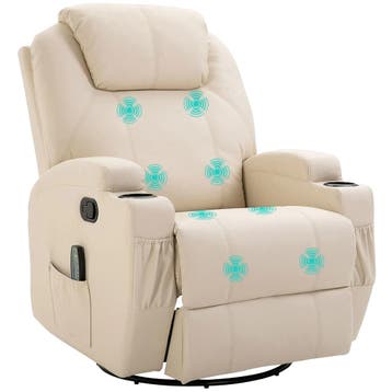 TRUUSK Elektrische Massagestoel - Ligfunctie - 5 Massage-mod, Verzenden, Nieuw