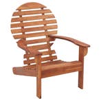 vidaXL Stoel Adirondack massief acaciahout, Verzenden, Nieuw, Hout