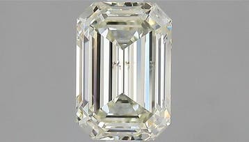 1 pcs Diamant (Natuurlijk) - 1.50 ct - Smaragd - K - SI1 -, Nieuw