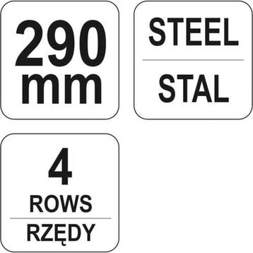 Yato Yt-6333 Staalborstel, Verzenden, Nieuw