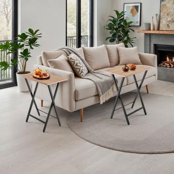 Set van 2 bijzettafels Phoenix, Huis en Inrichting, Tafels | Bijzettafels, Verzenden, Nieuw