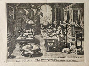 Johannes Stradanus (1523-1605) - Lapis Polaris, Magnes