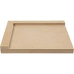 Houten linoleumhouder, afm 25x29 cm, rechtshandig, 1 stuk, Hobby en Vrije tijd, Nieuw
