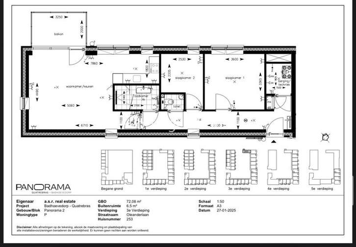 Woningruil - Oleanderlaan 253 - 3 kamers en Noord-Holland, Huizen en Kamers, Woningruil, Noord-Holland