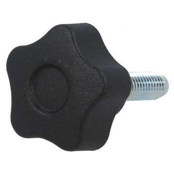 M5 x 25 draadeind met sterknop - diameter 25mm, Ophalen of Verzenden, Nieuw, Minder dan 50 mm, Bouten of Moeren