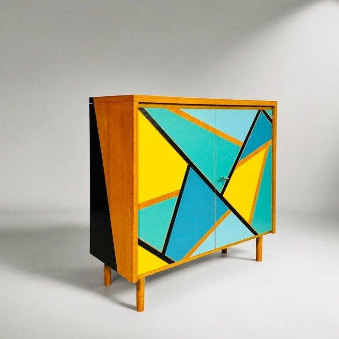 Kabinet - Hout, Antiek en Kunst, Kunst | Designobjecten