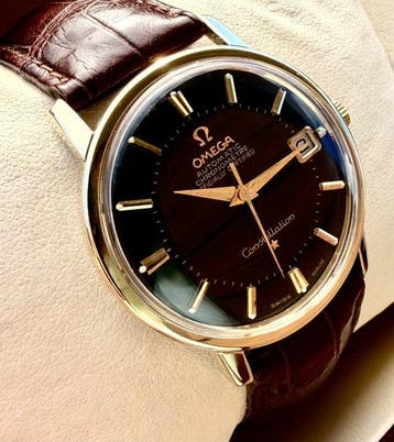 Omega - Constellation Pie Pan Steel Gold - Zonder, Nieuw