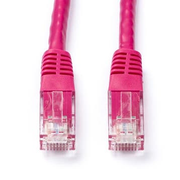 Netwerkkabel | Cat6 U/UTP | 30 meter (Roze), Verzenden, Nieuw