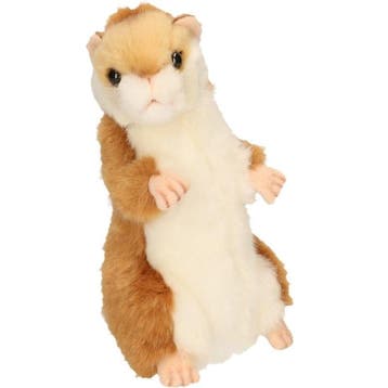 Hansa pluche hamster - pluche - 15 cm - bosdieren knuffel, Kinderen en Baby's, Speelgoed | Knuffels en Pluche, Verzenden, Nieuw