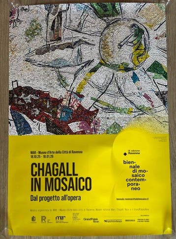 Marc Chagall - “Chagall in Mosaico” – Manifesto originale