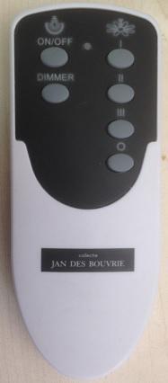 Afstandsbediening Jan de Bouvrie plafondventilator, Ophalen of Verzenden, Nieuw, Origineel
