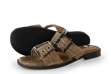Nelson Slippers in maat 41 Beige, Slippers, Verzenden, Beige, Zo goed als nieuw