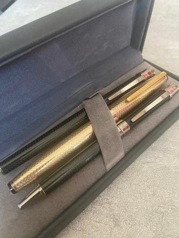 Delta - no nuke -set stilografica in oro 8kt pennino in oro, Nieuw