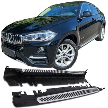 Aluminium Treeplanken met Antislip Noppen geschikt voor BMW