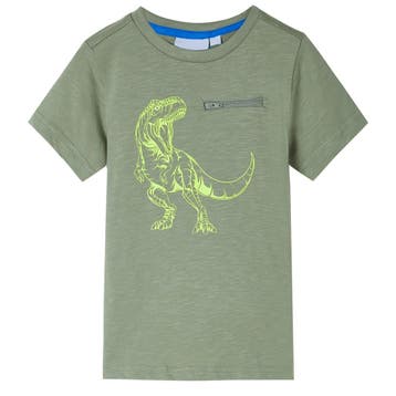vidaXL Kindershirt met korte mouwen 116 lichtkakikleurig, Verzenden, Nieuw