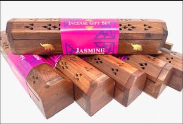 Wierookkist met Jasmine Wierookstokjes (Wierook Branders), Ophalen of Verzenden, Nieuw