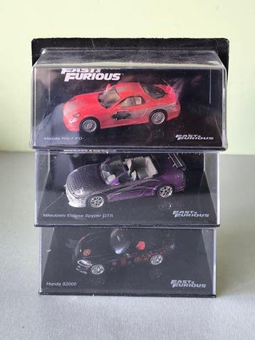Altaya, Deagostini 1:43 - Modelauto (3) - Fast and Furios, Nieuw