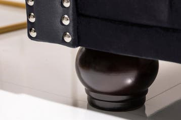 Bank CHESTERFIELD 205 cm, binnenvering, 3-zits, fluweel,, Huis en Inrichting, Ophalen of Verzenden, Nieuw
