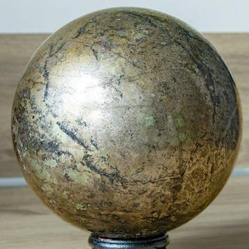 pyriet Fine Large Pyrite Quality Sphere - Hoogte: 12 cm -