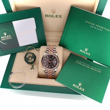 Rolex Datejust 36mm Oystersteel & Everose Gold 126201;..., Overige merken, Overige materialen, Ophalen of Verzenden, Zo goed als nieuw
