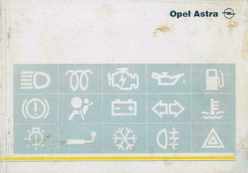 1995 Opel Astra instructieboekje handleiding Nederlands, Auto diversen, Handleidingen en Instructieboekjes, Verzenden