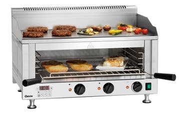 Bartscher Bakplaat & Salamander 6640 | Elektrisch | 2 Verwar, Ophalen of Verzenden, Nieuw in verpakking