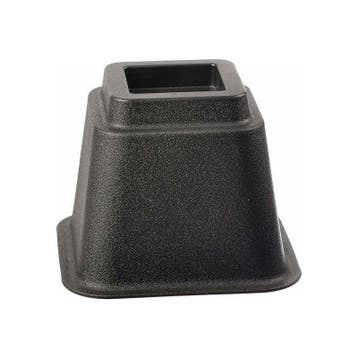 Bedverhoger / meubelverhoger 13 cm (PER STUK) - ZWART, Diversen, Verpleegmiddelen, Ophalen of Verzenden, Nieuw