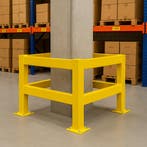 Modulair kolombeschermingshek - Geel - Staal - 3,5 mm -, Verzenden