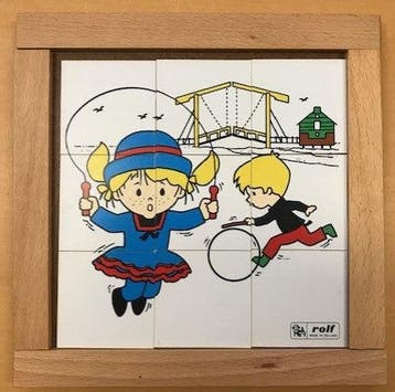 Rolf Puzzel van spelende kinderen (9 stukjes), Verzenden, Nieuw