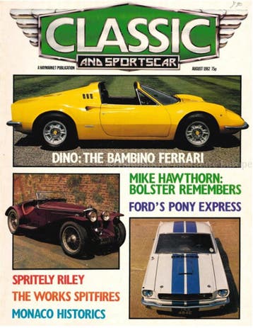 1982 CLASSIC AND SPORTSCAR MAGAZINE (08) AUGUSTUS ENGELS, Nieuw, Author