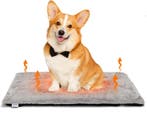 Vetbed Hond – Hondenmat - Warmtedeken Hond - 76x48 cm – Grij, Dieren en Toebehoren, Verzenden, Zo goed als nieuw