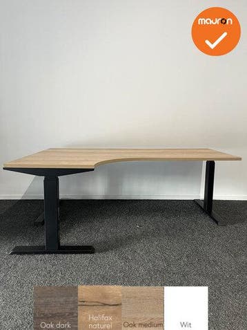 Steelforce Pro 670 SLS hoekbureau  - Elektrisch - zit-sta..., Werkplek, Ophalen of Verzenden, Gebruikt, Bureau