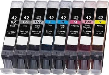 Huis-Merk  CANON CLI-42PC Photo-Cyan + Chip 14ml 247Print, Verzenden, Nieuw, Canon