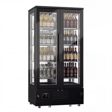 GGM Gastro | Panorama-Wijnklimaatkast / Kaasvitrine PREMIUM, Verzenden, Nieuw, Zonder vriesvak