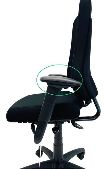 BMA Axia Pro armlegger armpad opdek, Ophalen of Verzenden, Nieuw, Zwart, Bureaustoel
